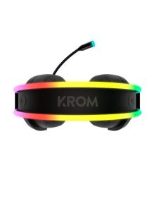 Auriculares Gaming con Micrófono Krom Klaim/ Jack 3.5/ USB 2.0/ Negros