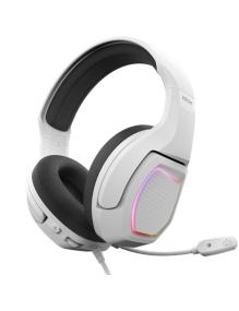 Auriculares Gaming con Micrófono Krom Kopa 7.1/ USB 2.0/ Blancos