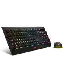 Pack Gaming Krom Kabala/ Teclado + Ratón Inalámbricos