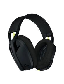 Auriculares Gaming Inalámbrico con Micrófono Logitech G435/ Bluetooth/ Negro y Amarillo Fluorescente