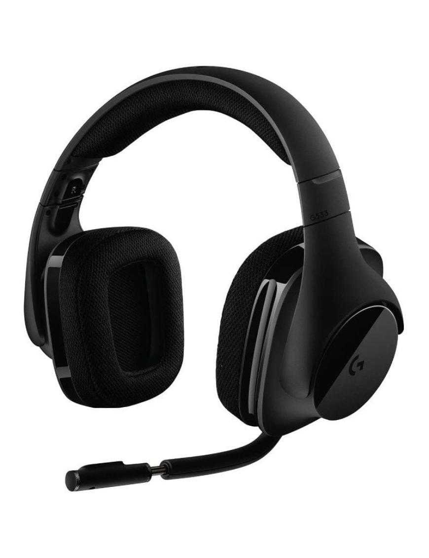 Auriculares Gaming Inalámbricos con Micrófono Logitech G533/ Negros