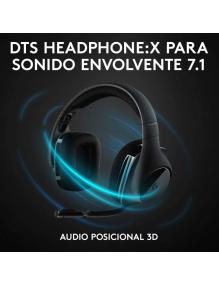 Auriculares Gaming Inalámbricos con Micrófono Logitech G533/ Negros