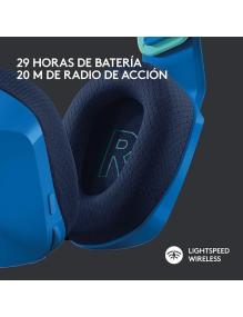 Auriculares Gaming Inalámbricos con Micrófono Logitech G733/ Azul