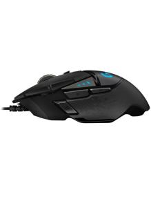 Ratón Gaming Logitech G502 Hero/ Hasta 25600 DPI/ Negro