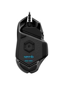 Ratón Gaming Logitech G502 Hero/ Hasta 25600 DPI/ Negro