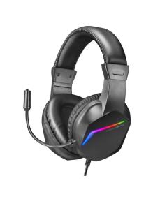 Auriculares Gaming con Micrófono Mars Gaming MH122/ Jack 3.5/ Negros