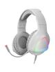 Auriculares Gaming con Micrófono Mars Gaming MH222/ Jack 3.5/ Blancos