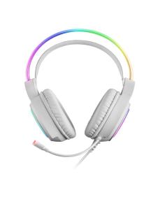 Auriculares Gaming con Micrófono Mars Gaming MHRGB/ Jack 3.5/ Blancos