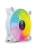 Ventilador Mars Gaming MF-3D/ 12cm/ ARGB/ Blanco