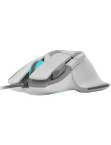 Ratón Gaming Mars Gaming MM-XT/ Hasta 12800DPI/ Blanco