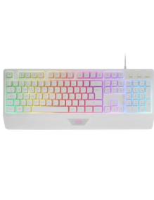 Pack Gaming Mars Gaming MCP124/ Teclado H-MECH + Ratón Óptico + Alfombrilla/ Blanco