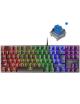 Teclado Gaming Mecánico Mars Gaming MK80BES/ Switch Azul