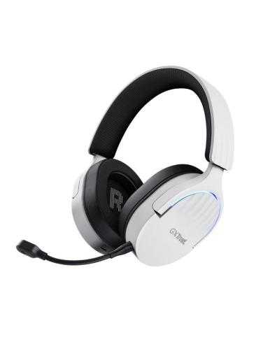 Auriculares Gaming Inalámbricos con Micrófono Trust Gaming GXT 491 Fayzo/ Bluetooth/ Jack 3.5/ Blancos