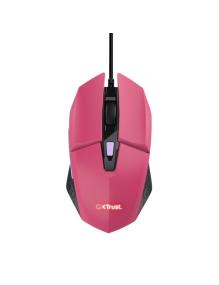 Ratón Gaming Trust Gaming GXT 109 Felox/ Hasta 6400 DPI/ Rosa