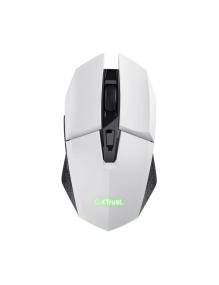 Ratón Gaming Inalámbrico Trust Gaming GXT 110 Felox/ Batería recargable/ Hasta 4800 DPI/ Blanco