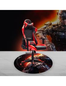 Alfombra Gaming Woxter Stinger Floorpad SOLDIER/ Iron