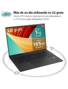 Portátil LG Gram 14Z90R-G.AP75B Intel Core i7-1360P/ 16GB/ 512GB SSD/ 14'/ Win11 Pro