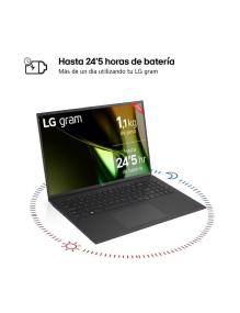 Portátil LG Gram 16Z90S-G.AD7BB Intel Core Ultra 7-155H/ 32GB/ 2TB SSD/ 16'/ Win11