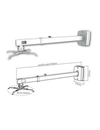 Soporte de Pared para Proyector Approx appSV03P/ Extensible/ hasta 10kg