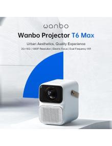 Proyector Portátil Wanbo T6 Max/ 650 Lúmenes/ Full HD/ HDMI/ Bluetooth/ WiFi/ Blanco