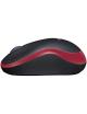 Ratón Inalámbrico Logitech M185/ Hasta 1000 DPI/ Rojo