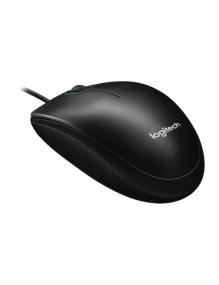 Ratón Logitech M100/ Hasta 1000 DPI/ Negro