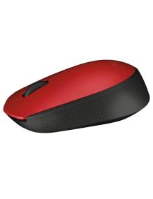 Ratón Inalámbrico Logitech M171/ Hasta 1000 DPI/ Rojo