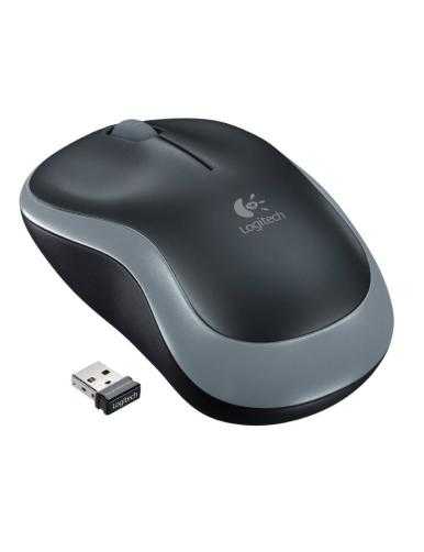 Ratón Inalámbrico Logitech M185/ Hasta 1000 DPI/ Gris