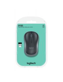 Ratón Inalámbrico Logitech M185/ Hasta 1000 DPI/ Gris