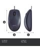 Ratón Logitech B100 OEM/ Hasta 800 DPI