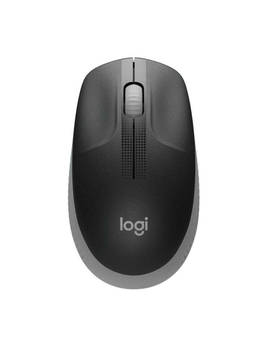 Ratón Inalámbrico Logitech M190/ Hasta 1000 DPI/ Gris Medio