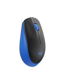 Ratón Inalámbrico Logitech M190/ Hasta 1000 DPI/ Azul