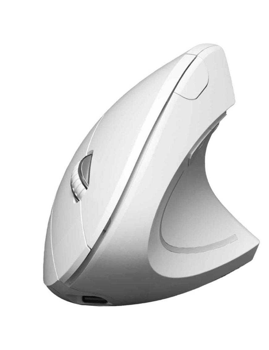 Ratón Ergonómico Inalámbrico por Bluetooth/ 2.4GHz Subblim Glide Vertical Ergo Dual Battery/ Batería Recargable/ Hasta 1600 DPI/