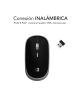 Ratón Mini Inalámbrico Subblim Wireless Mini/ Hasta 1600 DPI/ Gris Espacial