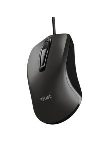 Ratón Trust Basics Wired Mouse/ Hasta 1200 DPI