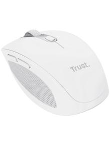 Ratón Inalámbrico por Bluetooth Trust Ozaa Compact Wireless/ Batería recargable/ Hasta 3200 DPI/ Blanco