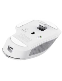 Ratón Inalámbrico por Bluetooth Trust Ozaa+/ Batería recargable/ Hasta 3200 DPI/ Blanco