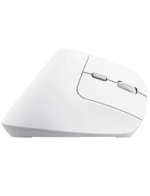 Ratón Ergonómico Inalámbrico Trust Bayo II/ Batería recargable/ Hasta 2400 DPI/ Blanco