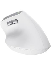 Ratón Ergonómico Inalámbrico Trust Bayo II/ Batería recargable/ Hasta 2400 DPI/ Blanco