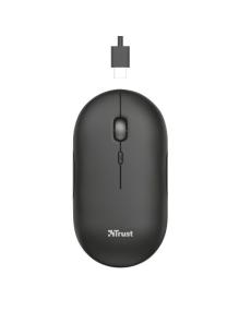 Ratón Inalámbrico por Bluetooth Trust Puck/ Batería recargable/ Hasta 1600 DPI