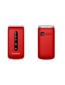 Teléfono Móvil Sunstech CELT18RD/ Rojo