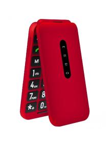 Teléfono Móvil Telefunken S740 para Personas Mayores/ Rojo