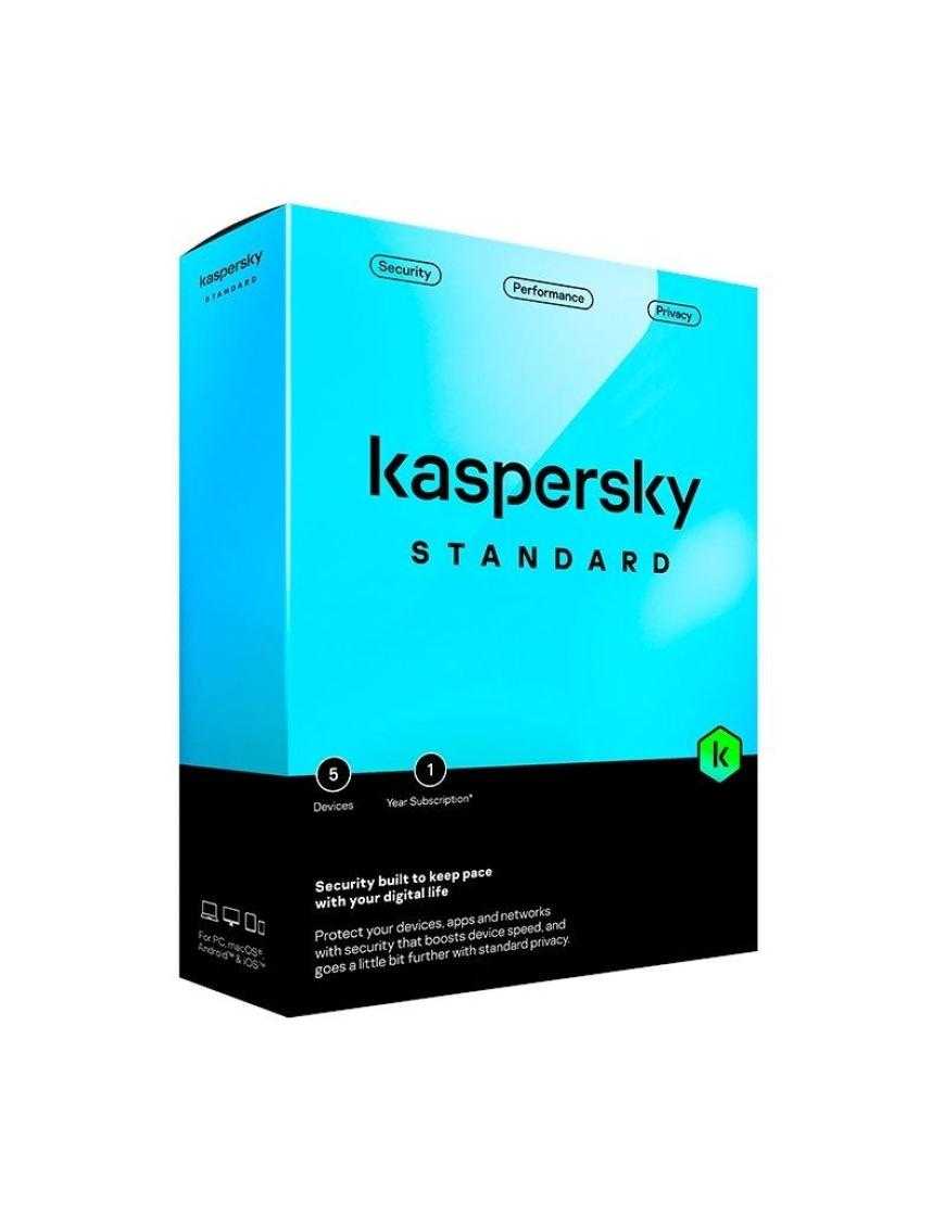 Antivirus Kaspersky Standard/ 5 Dispositivos/ 1 Año