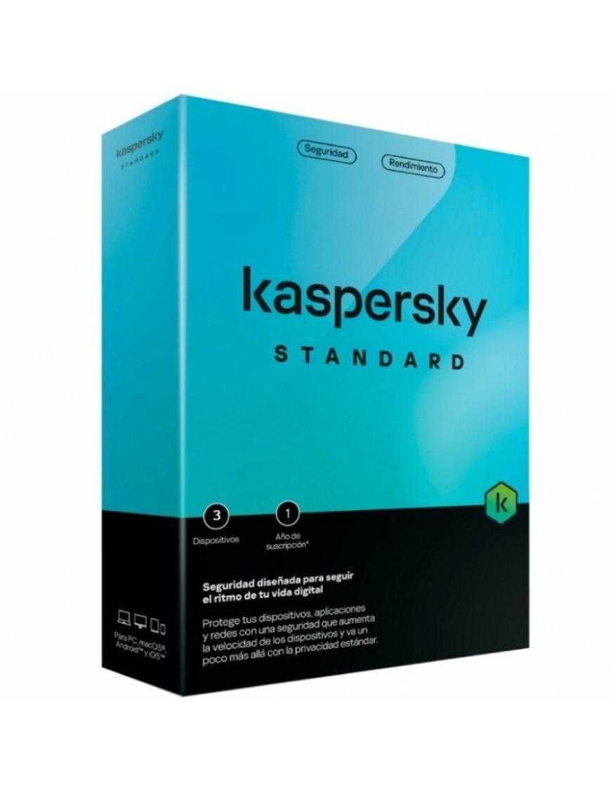 Antivirus Kaspersky Standard/ 3 Dispositivos/ 1 Año