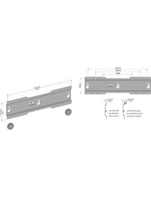 Soporte de Pared Fijo CME Meliconi ES400 para TV de 37-50'/ hasta 30kg