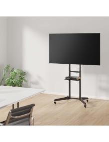 Soporte de Suelo Inclinable con Ruedas Aisens FT70TE-211 para TV de 37-70'/ hasta 50kg