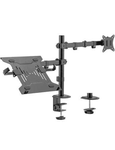 Soporte de Mesa Orientable/ Inclinable DTL32TSR-193 para TV y Portátil de 17-32'