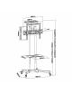 Soporte de Suelo Inclinable con Ruedas Aisens FT70TE-035 para TV de 37-70'/ hasta 50kg