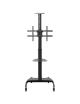 Soporte de Suelo Inclinable/ Giratorio con Ruedas y Manivela Aisens FT70TE-169 para TV 37-70'/ hasta 50kg