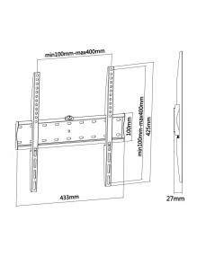 Soporte de Pared Fijo Aisens WT55F-013 para TV de 32-55'/ hasta 40kg